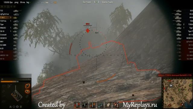 WOT: El Hallouf - T-34-2 - 6 frags - смотреть онлайн