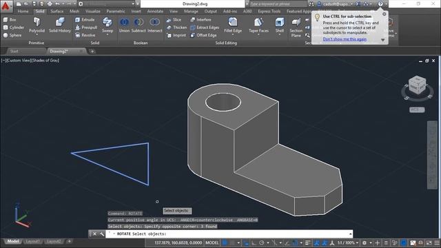 AutoCAD 2016 3D - Exercise 5 смотреть онлайн