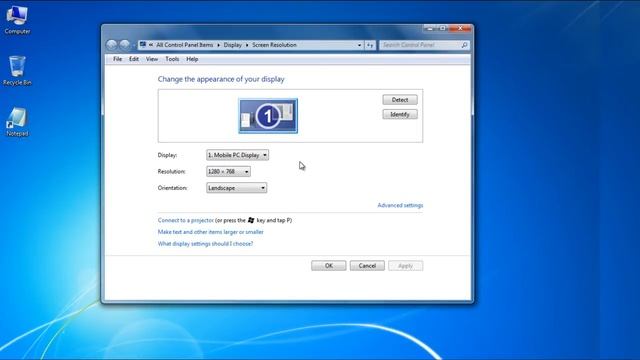How to Change Screen Resolution in Windows 7 смотреть онлайн