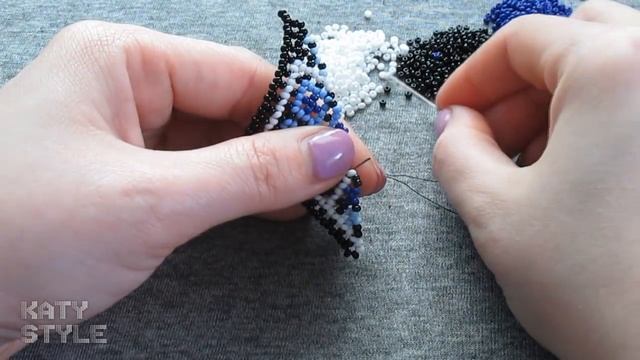 МК #1. Галстук из бисера. Бисероплетение. Beadwork. Part 1 of 3. смотреть онлайн