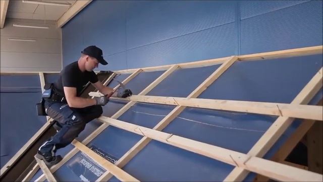 Монтаж обрешетки под композитную черепицу GERARD