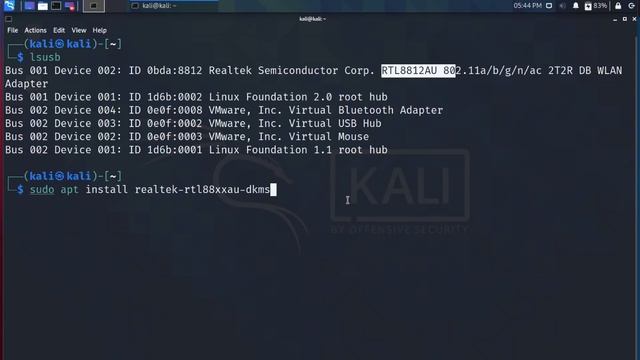 Kali Linux WiFi Alfa Adapter Fix смотреть онлайн