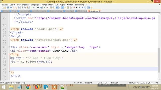 Tourism Guide Project PHP MYSQL Part 18 | By Pankaj Panjwani смотреть онлайн
