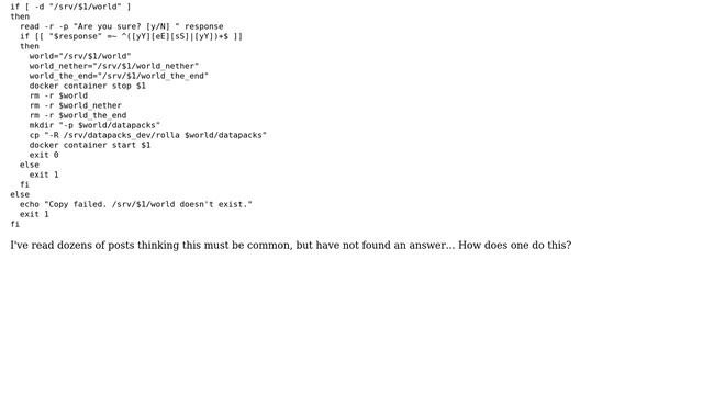Unix & Linux: How to mkdir or cp from Bash Script with Mixed Variable/String Literal Arguments? смотреть онлайн