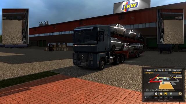 Euro Truck Simulator 2 Renault Magnum Truck Sound смотреть онлайн