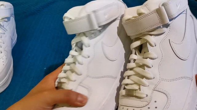 bajaron de calidad? doble unboxing air force 1 mid / blanco y negro смотреть онлайн