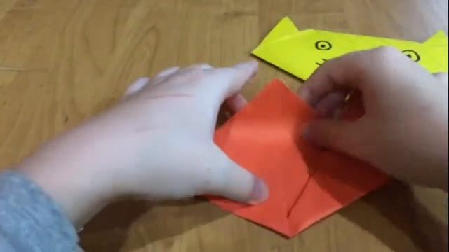 Оригами голова кота как сделать из бумаги смотреть онлайн