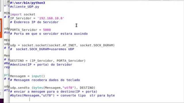 Comunicação em rede com Python 3 socket UDP смотреть онлайн
