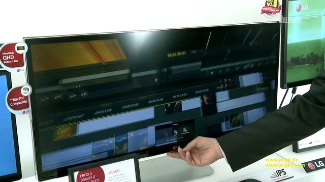 LG 34UM95 | 34-Zoll mit 3.440 x 1.440 Pixeln und 21:9-Format | Cebit 2014 смотреть онлайн