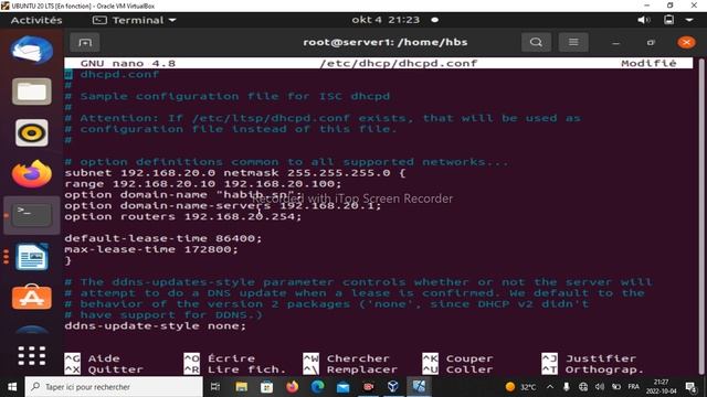 Installation et configuration d'un serveur DHCP sous Linux (Ubuntu 20.04) смотреть онлайн