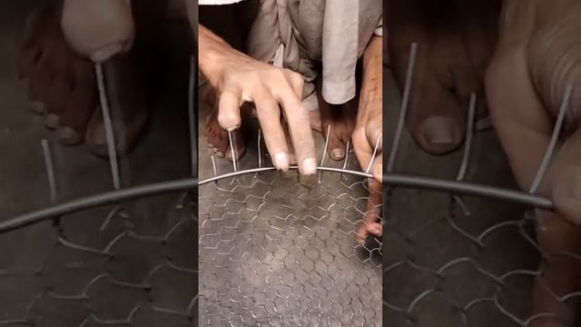 Amazing Skills Of Crafting Metal Wire Basket!