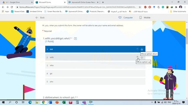 Past Simple Questions (Quiz) смотреть онлайн
