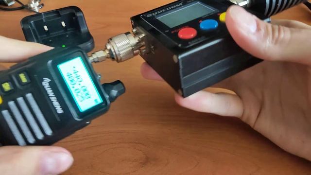 Quansheng UV-R50 - измерение выходной мощности на всем диапазоне