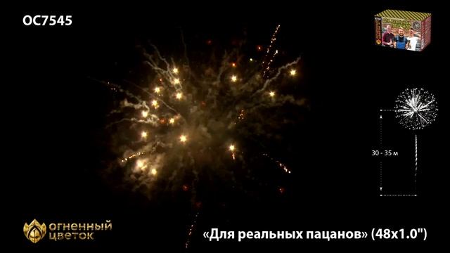 Фейерверк ОС7545 "Для реальных пацанов" (1" х 48 залпов) смотреть онлайн