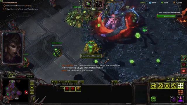 Starcraft LotV Co-op - Call of the Void Full Clear Solo vs SkyTerran (Abathur, Brutal) смотреть онлайн