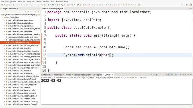 34 LocalDate Class in Java 8 Date and Time API смотреть онлайн