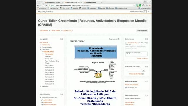 Prueba Técnica Antesala al Taller sobre Recursos, Actividades y Bloques en Moodle смотреть онлайн