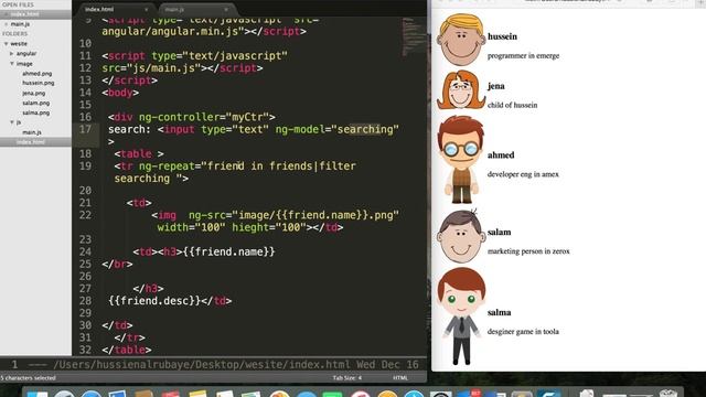 6- AngularJS filter البحث смотреть онлайн