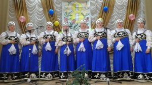 Песня "За окошком вьюга белая" исполняет коллектив русской песни "Плотавушка"