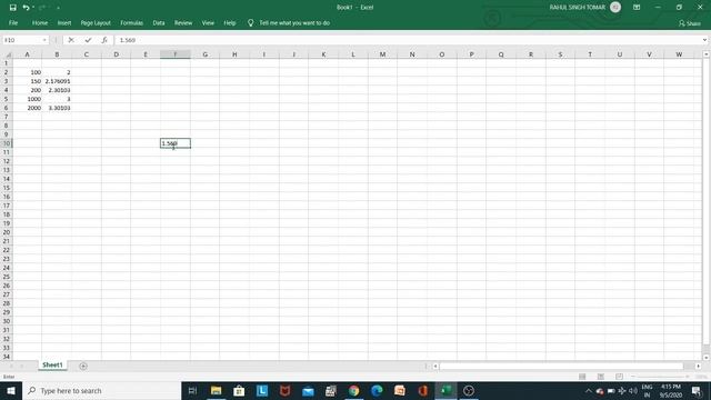How to calculate the Log and Antilog Value in Excel (Hindi) смотреть онлайн
