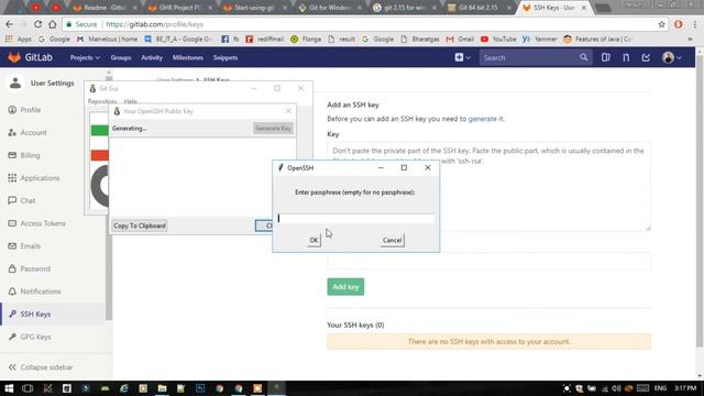 How to create/generate SSH key for GitLab смотреть онлайн