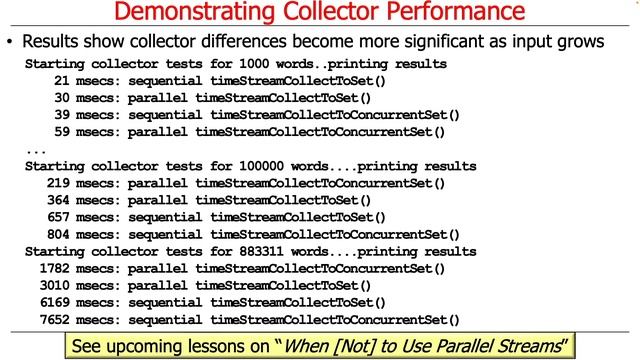Java Parallel Streams Internals: Demo’ing Collector Performance смотреть онлайн