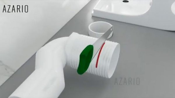 Установка унитаза компакт Azario