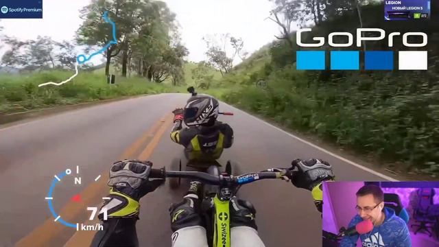 ЛИКС СМОТРИТ 100км/ч ГОНКИ С ГОРЫ НА ВЕЛОТРАЙКАХ В БРАЗИЛИИ смотреть онлайн