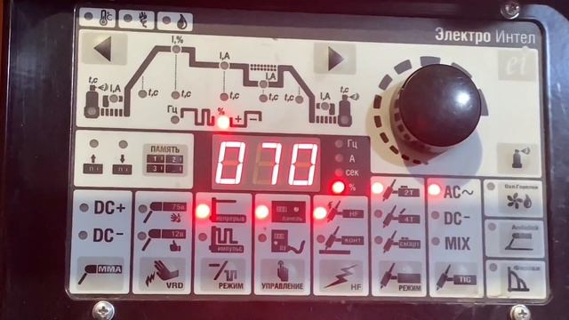 Сварка алюминия, настройки аппарата Неон ВД-201 АД AC/DC смотреть онлайн