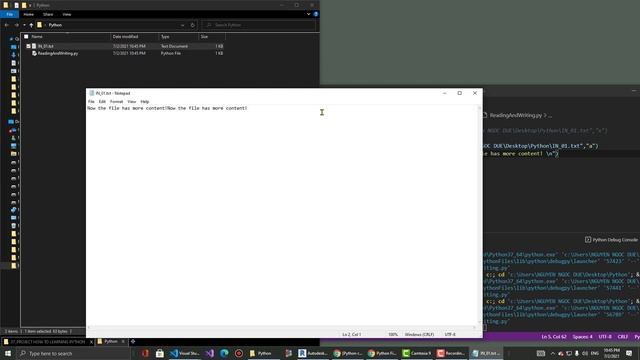 Part 01: File Handling |Creating, Reading, Updating, and Deleting files| - Python Dynamo API смотреть онлайн