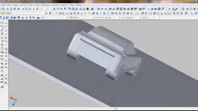 AutoCad 2007 Car смотреть онлайн