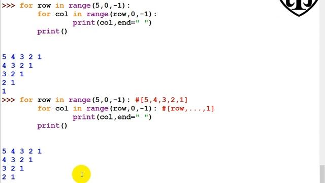 Python - Getting started with pattern (for loop) part-1 смотреть онлайн