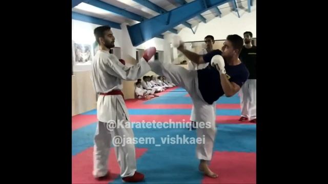 Ura Mawashi Geri Kumite Techniques, Distance Tactics|Training with World Karate Champion Coach смотреть онлайн