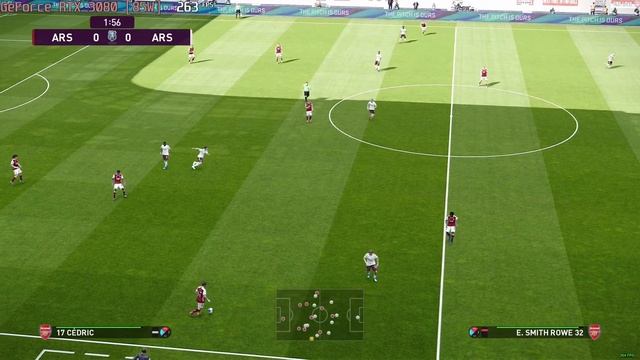 ? NVIDIA GeForce RTX 3080 [Laptop, 85W] - PES 2021 gameplay benchmarks (1080p) смотреть онлайн