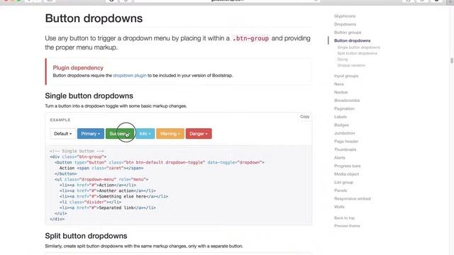 Bootstrap button dropdowns failing смотреть онлайн