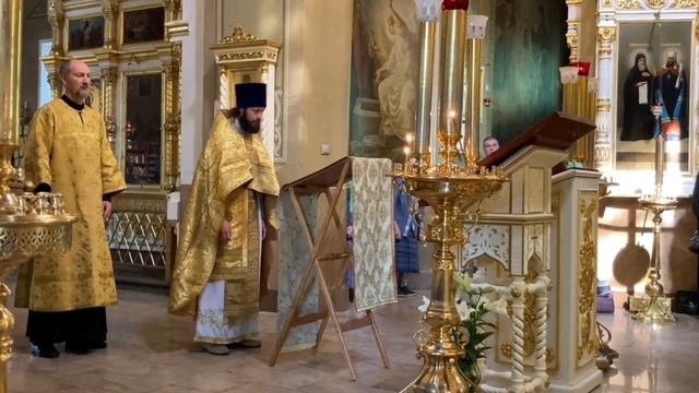 28/VII/2022 г. Литургия в День Крещения Руси. Поздравление священника Владимира Правдолюбова смотреть онлайн