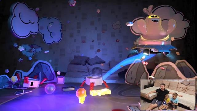 Играем в the PLAYROOM на ps4 с Andrey FLASH смотреть онлайн