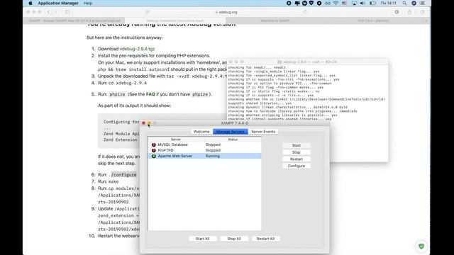 Установка XAMPP + Xdebug на MAC (Install XAMPP + Xdebug On Mac)