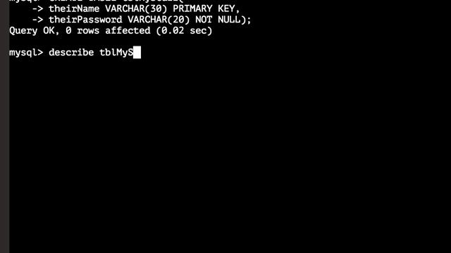 php authentication step I creating a table смотреть онлайн