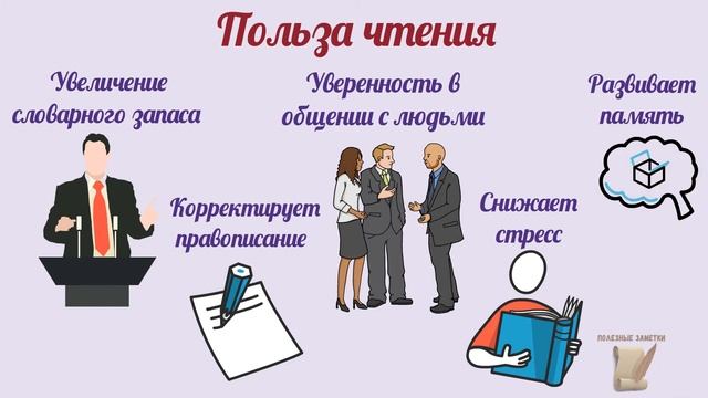 Польза чтения. Как книги влияют на наш интеллект. смотреть онлайн