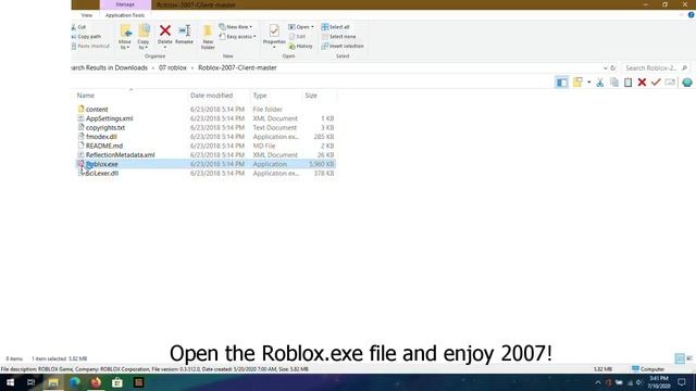 How to get Roblox 2007 with the new github! смотреть онлайн
