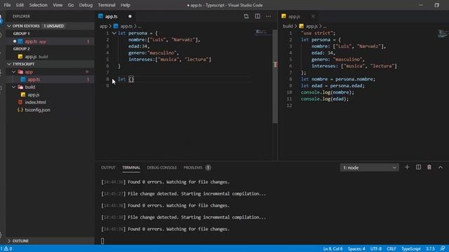 24. TypeScript - Object destructuring смотреть онлайн