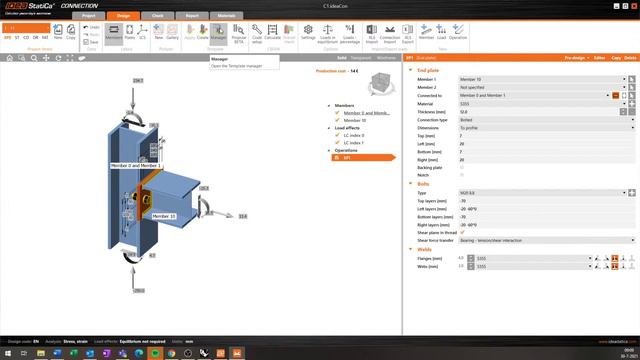 KarambaIDEA How To Create A IDEA StatiCa Template?
