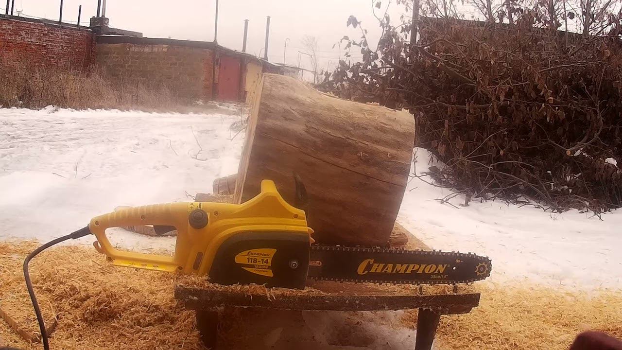 Электропила Champion 118-14 1800 ватт смотреть онлайн