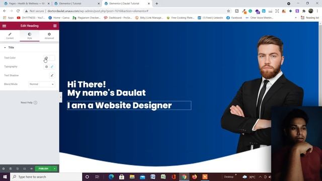 Portfolio Website Designing In WordPress With Elementor | Portfolio WordPress Template Design Part смотреть онлайн