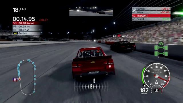 NASCAR 14 Career Mode Race 8 Darlington Night Gameplay смотреть онлайн