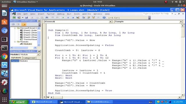 Setting up XP and word using Virtual drive and running Excel VBA for course class NYC смотреть онлайн