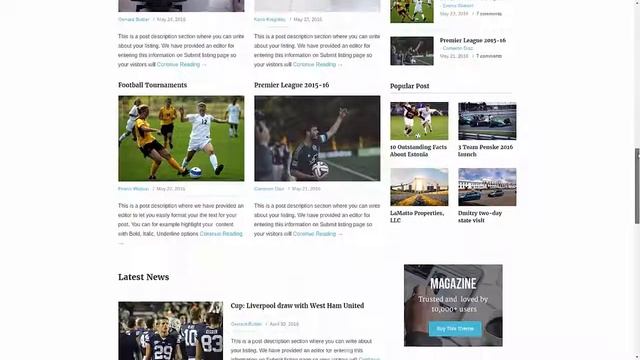 Livemagazine Free WordPress Theme смотреть онлайн