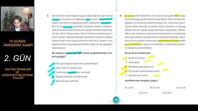 15 Günde Paragraf Kampı / 2.Gün / Anlatım Teknikleri / Adem Hoca смотреть онлайн