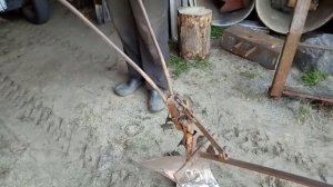 Ручной плужок своими руками